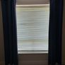 Curtains Navy Blackout with rail Image 2