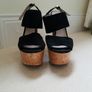 Zara wedges Black & Cork Image 4