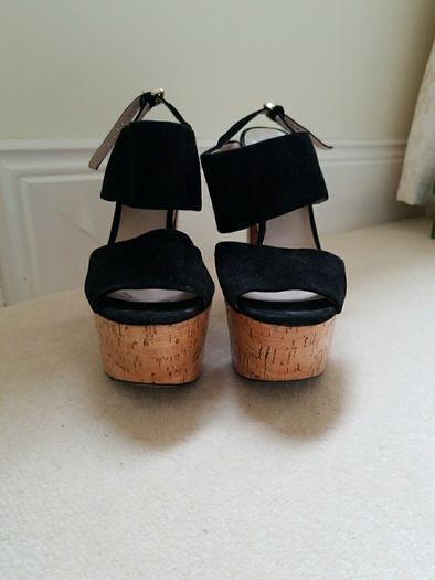 Zara wedges Black & Cork