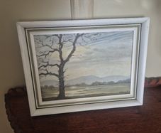 oil painting D.V Cowen atmospheric landscapes.