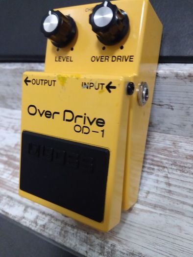 BOSS OD-1 - OverDrive (MIJ, 14pin OpAmp, SilverScrew, LongDash).