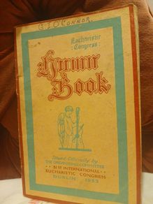 31st eucharistic Congress souvenir Hymn book