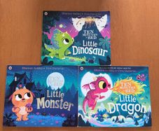 Ten Minutes to Bed Children Book Bundle x3 - Little Dinosaur, Dragon & Monster