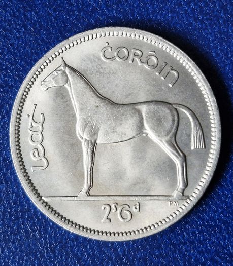 Ireland 1966 Excellent Half Crown Coin