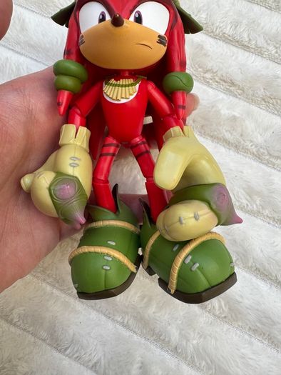 Jakks Pacific Netflix Sonic Prime Gnarly Knuckles Boscage Maze approx. 14 cm. Used Please see photos