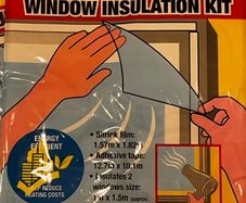 Cold weather window insulation kits (3-1/2 kits available)