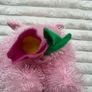 Plush Pig Paws with flowers pink Paws Dirty Please look at the pictures Image 4