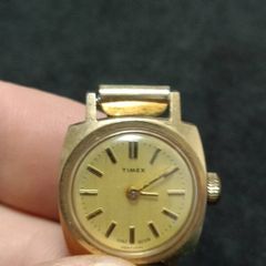 Timex Women's Vintage Gold Tone Self Winding Designer Watch