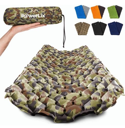 Camping Mat Inflatable Sleeping Mat - Ultralight Sleeping Pad, Compact & Lightweight Camping Mattress for Backpacking, Hiking,Outdoor - Airpad,Inflating Bag, Carry Bag, Repair Kit (FREE POSTAGE)