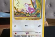 Pokemon Base set Rattata 61/102 Near Mint Condition