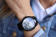 New Guess Watch Swarovski Crystals Ladies