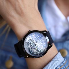 New Guess Watch Swarovski Crystals Ladies