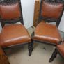 Four antique chairs one needs repairing Image 2