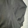 Sportmax black mock wrap dress size small uk8-10 Image 5