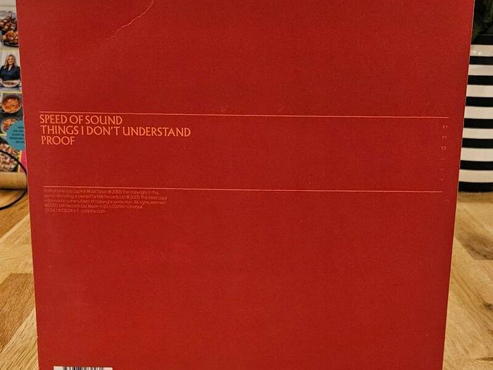Coldplay "Speed of Sound" Limited Edition 10"