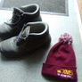 Size. 12. Work. Boots. And. Hat Image 4