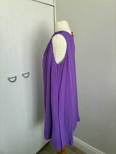 New Vibrant Silk Cocktail Dress