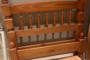 Practically As New - Lovely Solid Single Wooden Bed Frame - Can Deliver