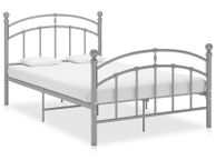 main image for ad Bed Frame Grey Metal 120x200 cm