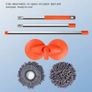 Car Washer Mop Foam Wash Brush Double Brush Head Roof Window Cleaning Maintenance Three-Section Telescopic Mop Car Accessories Image 5