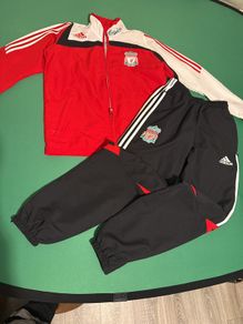 Vintage Adidas Liverpool FC Carlsberg Full Tracksuit Set