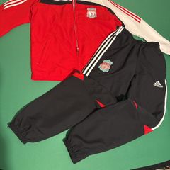 Vintage Adidas Liverpool FC Carlsberg Full Tracksuit Set
