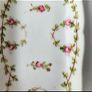 Vintage Limoges France Porcelain Trinket Dish Rosebud Wreath Tray Antique Image 2