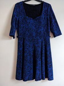 Gorgeous blue floral dress