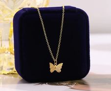 Butterfly Design Pendant Necklace