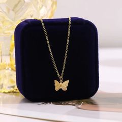 Butterfly Design Pendant Necklace