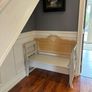 Wooden two seater bench Image 3