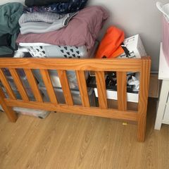 Free Pine Double Bed w/ Mattress