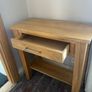 Solid Oak Console Table Image 3