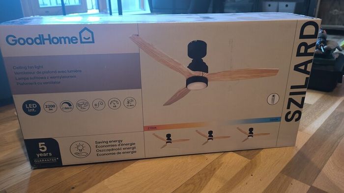 Ceiling fan and light