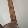 antique XL butcher meat cleaver  stamped FR Image 6