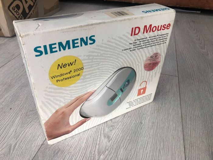 Siemens ID Fingerprint USB Mouse - Never used in original box