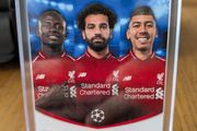 Topps Total Football 2026 Mane Salah Firmino Liverpool Trios Blue /50