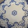 Six WH Grindley Flow Blue Ceramic Plates Keele Pattern Image 2