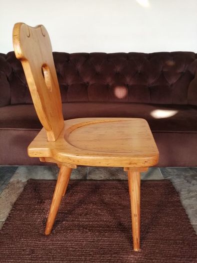 Mid Century Scandinavian Children's Chair