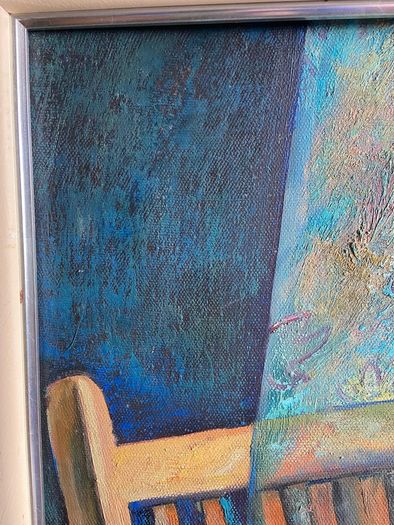 Original signed painting by Sergiu Teleuta, 2005 Romanian Artist