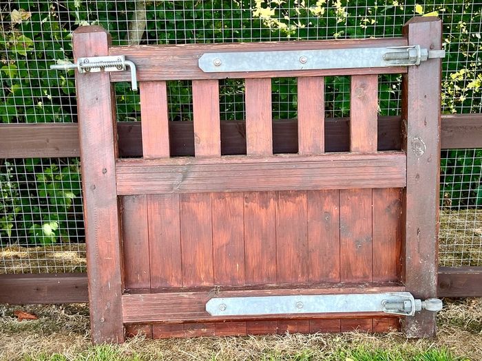 Hardwood gates for sale.