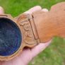 Awesome 19th Century  Black Forest Carved Wood Pocket Watch Display Pocket Watch Box / Stand Image 4
