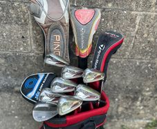 Full set of golf clubs