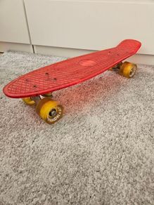 Skateboard with light up wheels