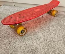 Skateboard with light up wheels