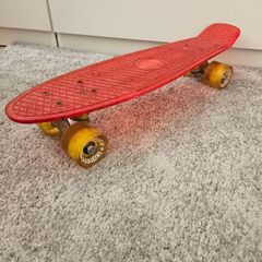 Skateboard with light up wheels