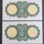 1962 Lady Lavery One Pound Notes Image 3