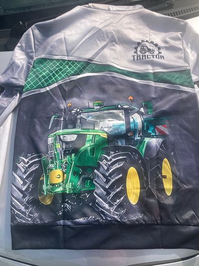 Tractor themed jacket