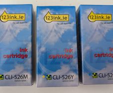 Canon Compatible Ink Cartridges Cli-526bk Cli-526c Cli-526m Cli-526y Pgi-525pgbk