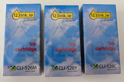 Canon Compatible Ink Cartridges Cli-526bk Cli-526c Cli-526m Cli-526y Pgi-525pgbk
